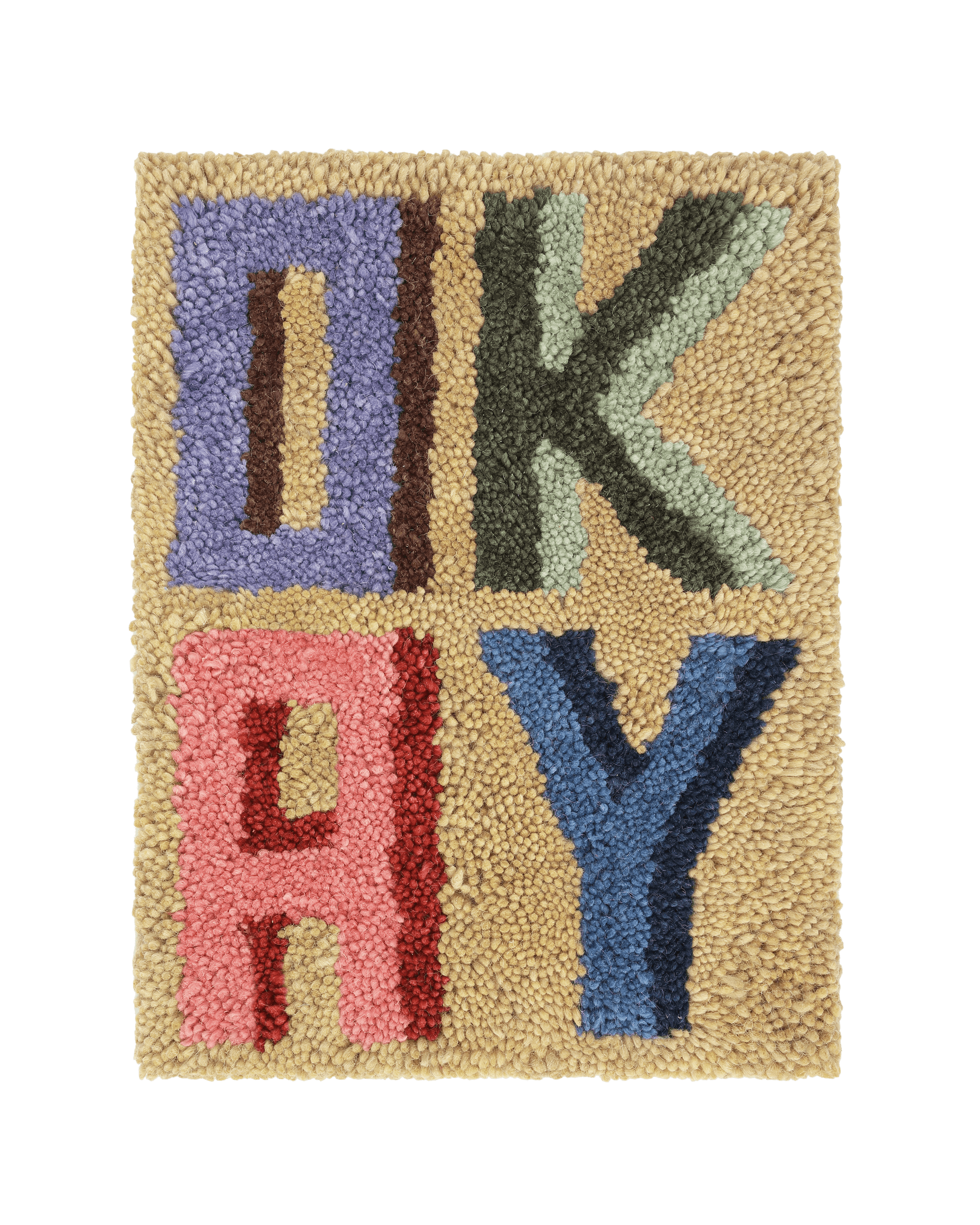 Letter Rug - OKAY product image