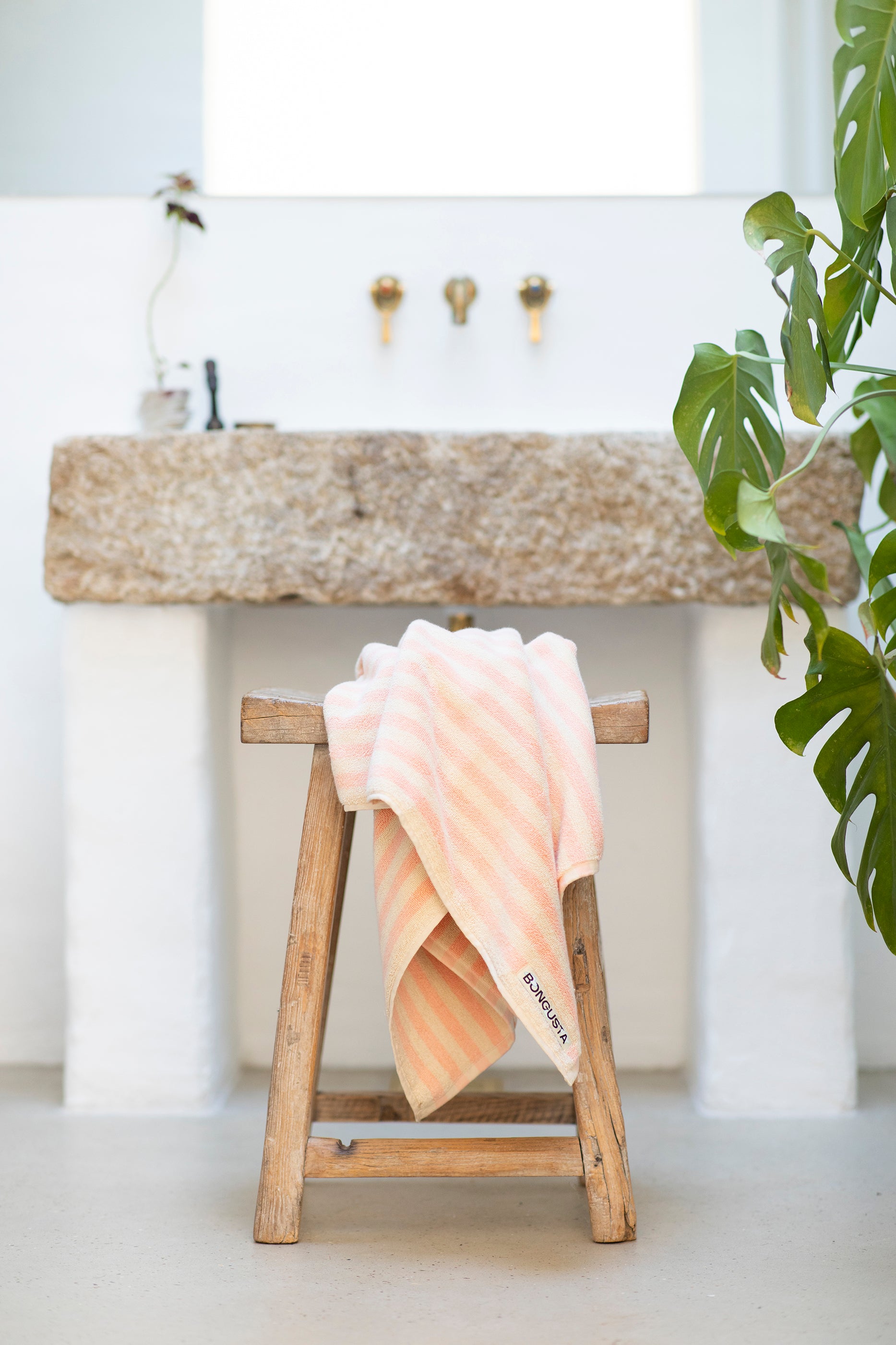 Bongusta, Product image, Naram Towels, tropical & creme, 5 of 5}