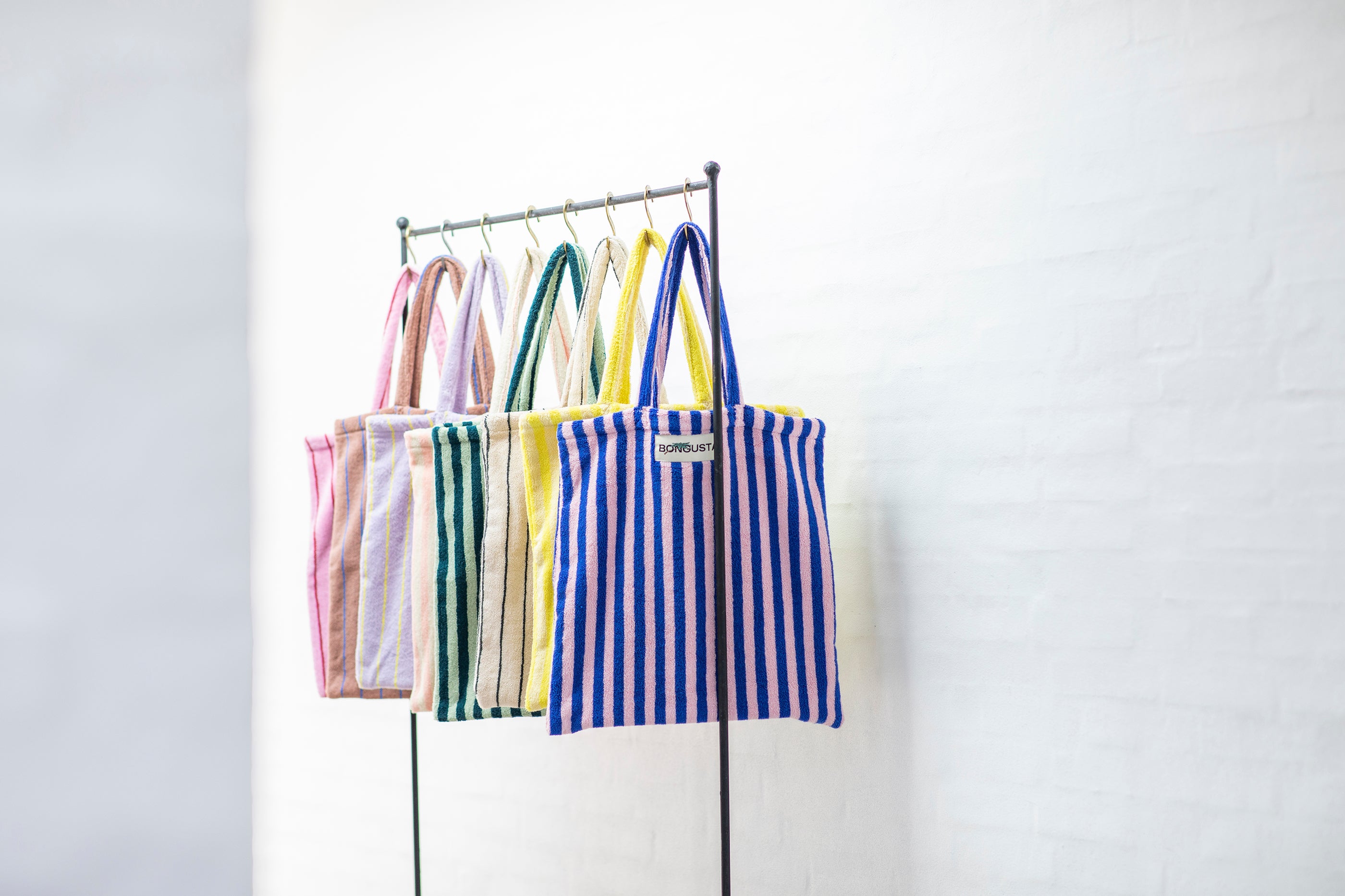  Set of 6 - Organic Cotton Canvas Tote Bags 15W x 16H