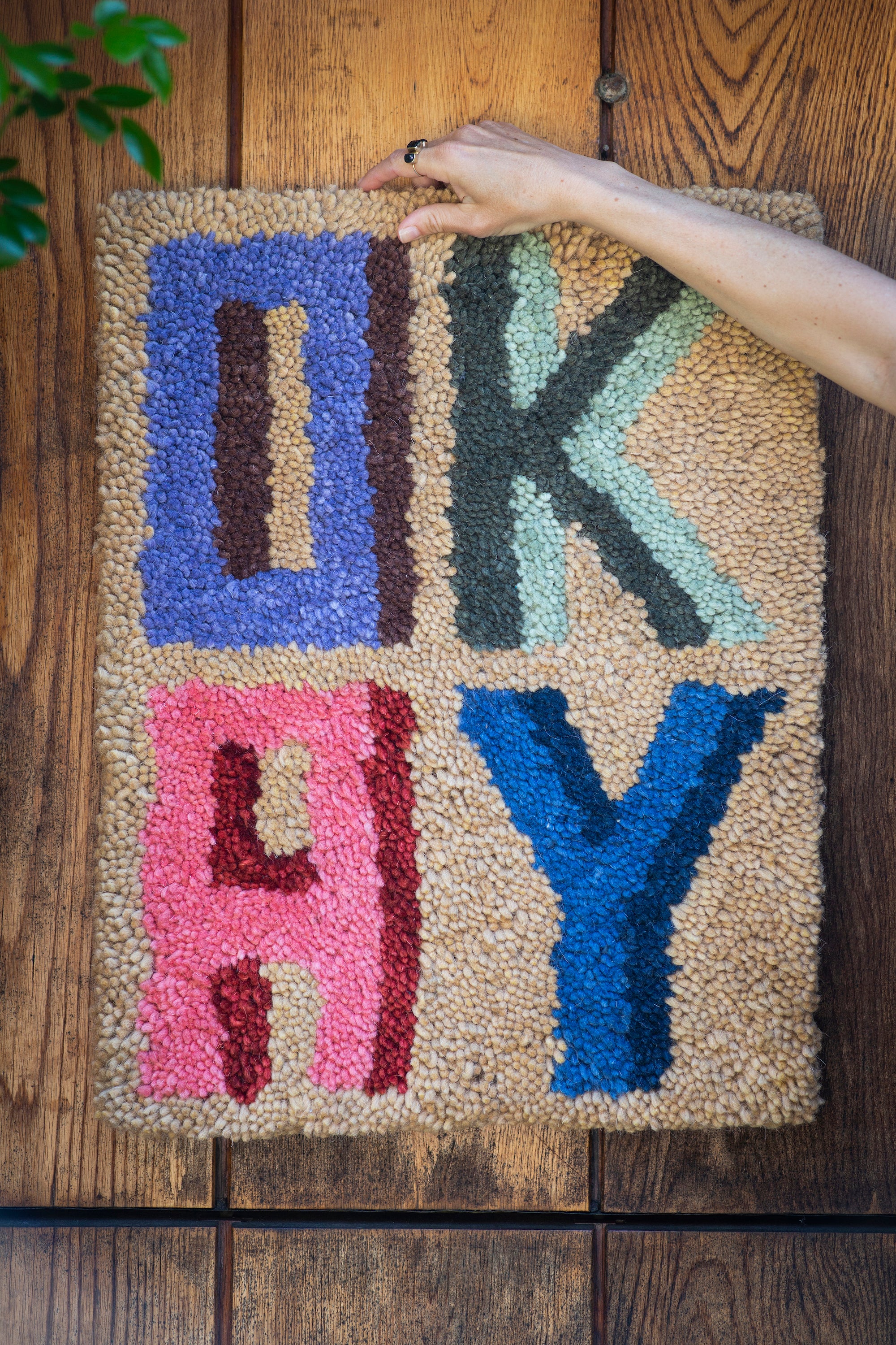 Bongusta, Product image, Letter Rug - OKAY, 3 of 3}