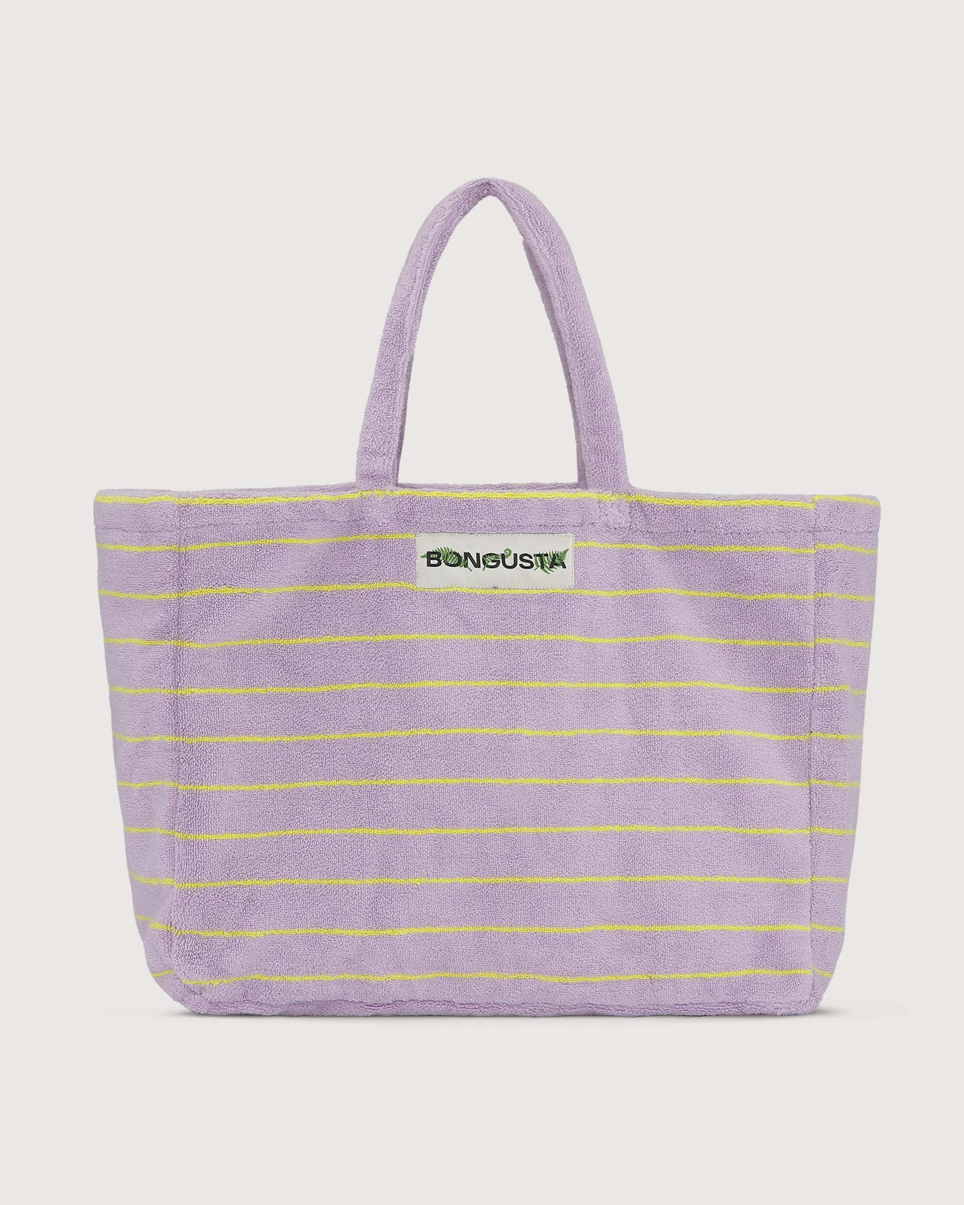 Bongusta | Bongusta | Naram Weekend Bag, lilac & neon yellow