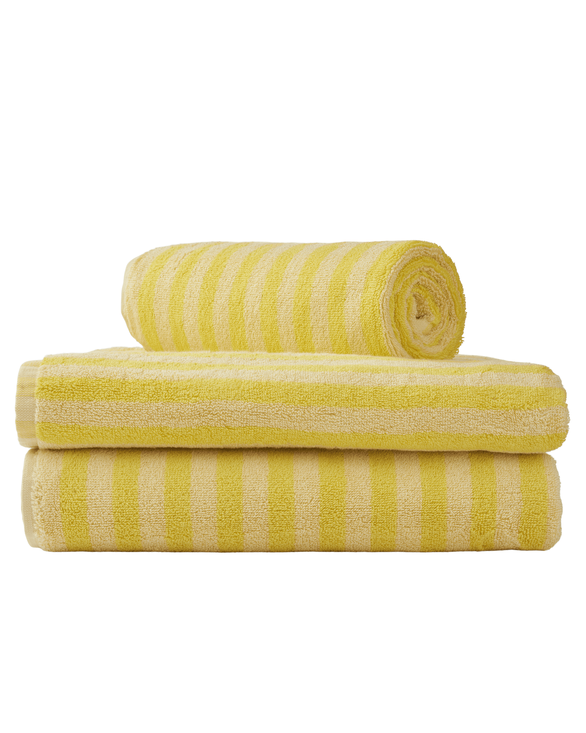 Naram Towels, pristine & neon Bongusta – yellow