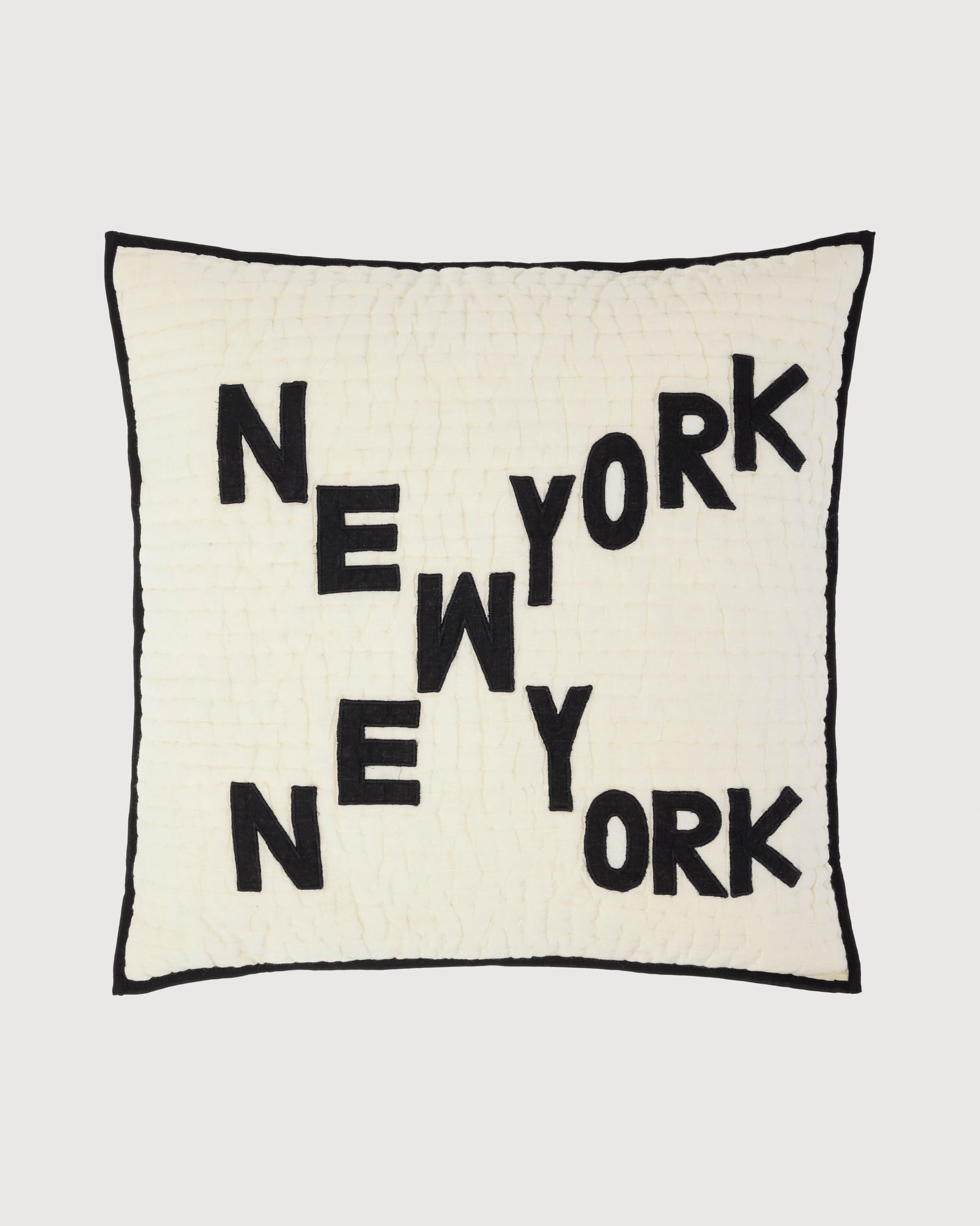 Bongusta, Product image, New York Quilted Pillow, 1 of 3}