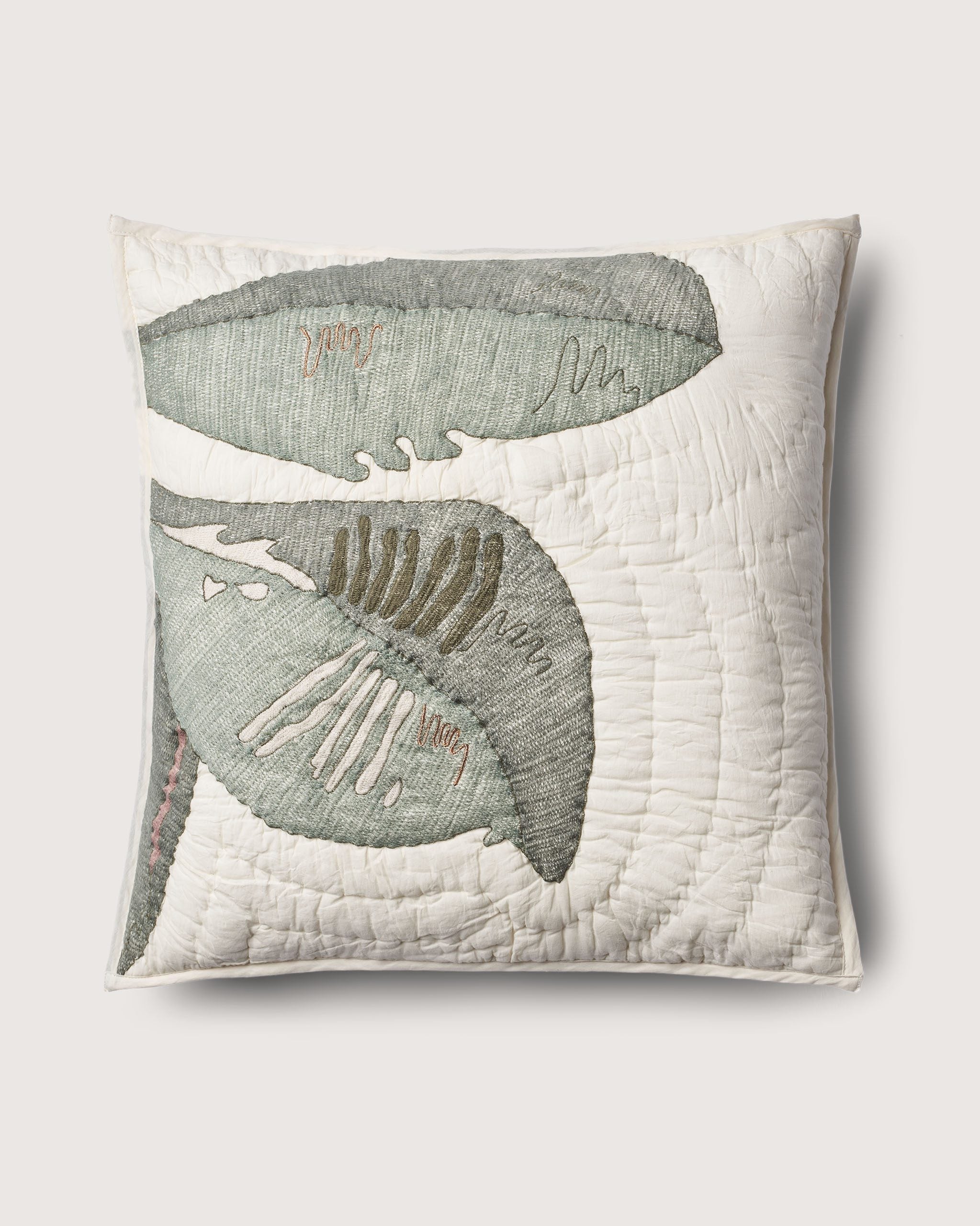 Bongusta, Product image, Paradise Quilted Pillow, palma, 2 of 4}