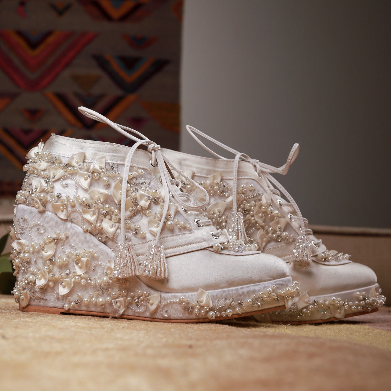 Bridal Sneakers | Sneaker Wedges | Customised Bridal Sneakers – Tiesta Store