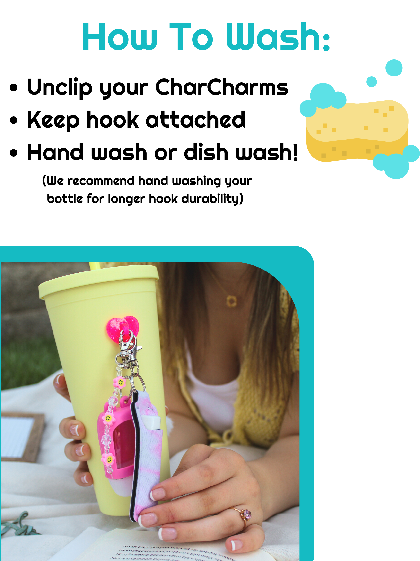 CharCharms Care Guide How To Wash