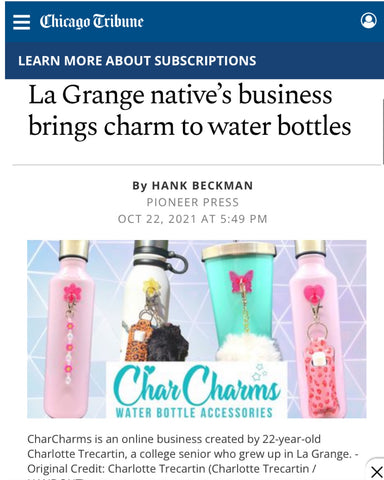 CharCharms UO Exclusive Water Bottle Charm