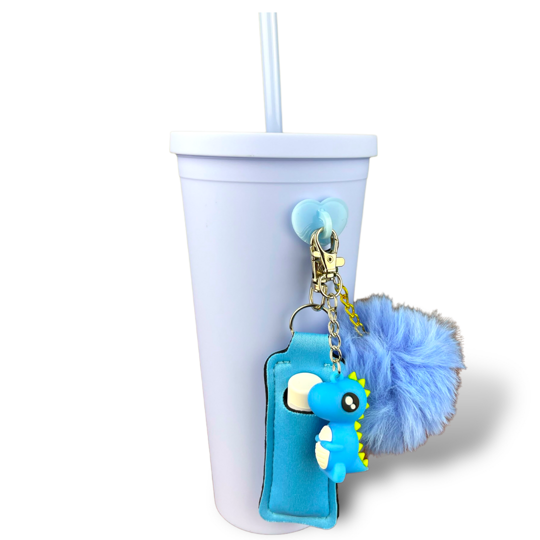 CharCharms Blue Tiedye Holder with Stars Water Bottle Charm