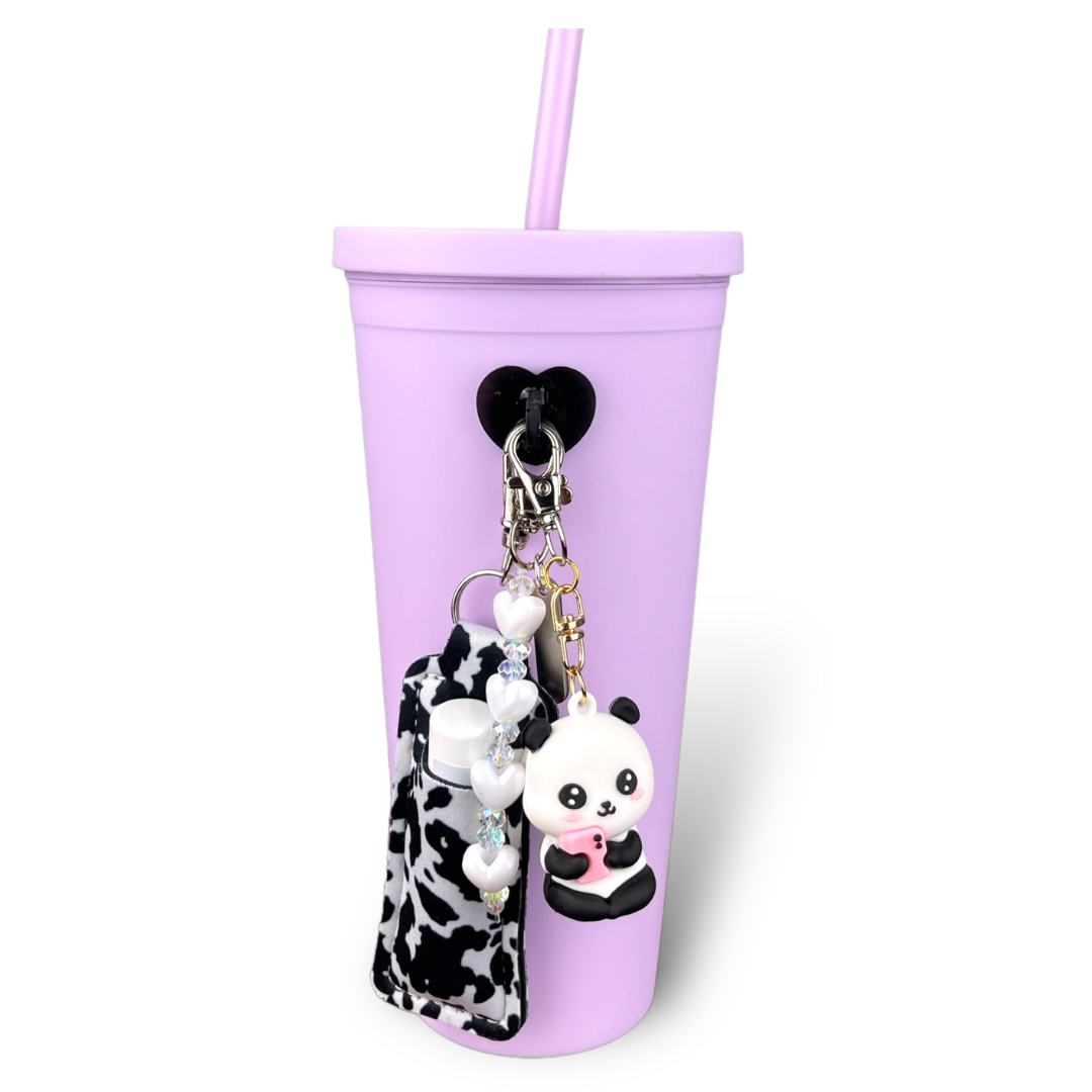 Hello Kitty Insulated Water Bottle Charm and Chapstick CharCharms.