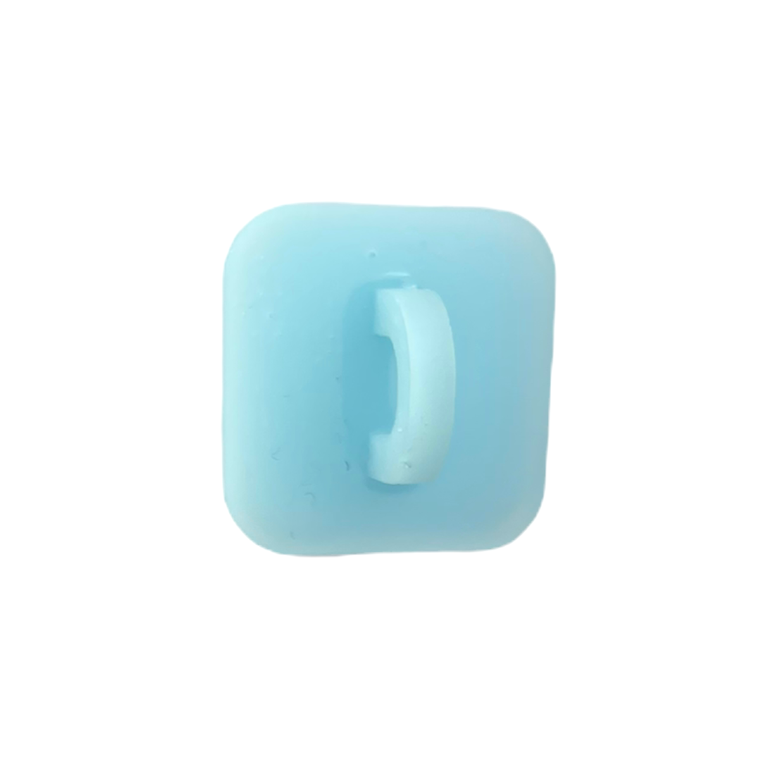 Blue Jelly Bead Charm