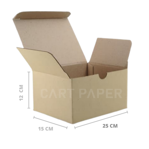 15 Cajas Cartón Pequeña De 13cm X 10cm X 5cm Autoarmable