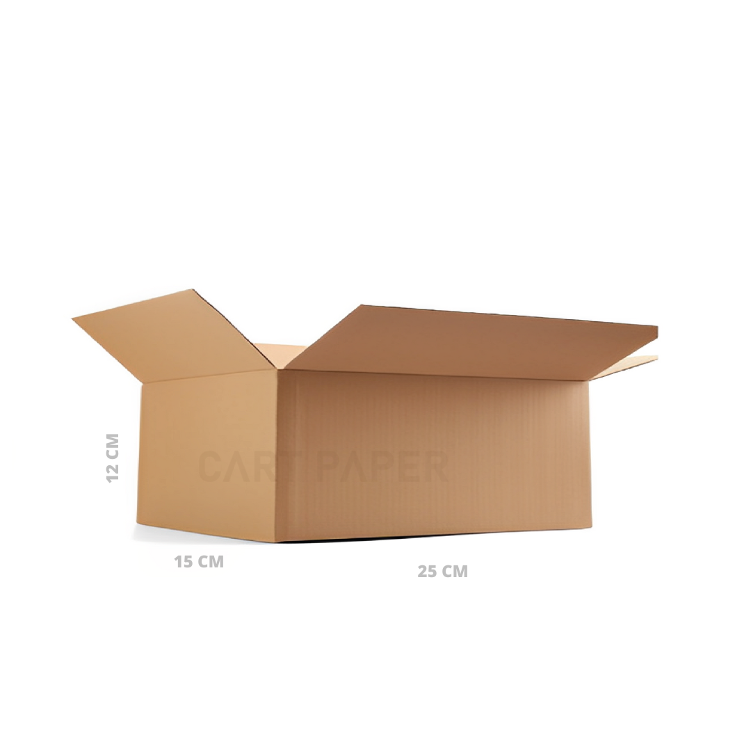 Cajas de cartón Kraft 12 x 12 x 2 | Cantidad: 25