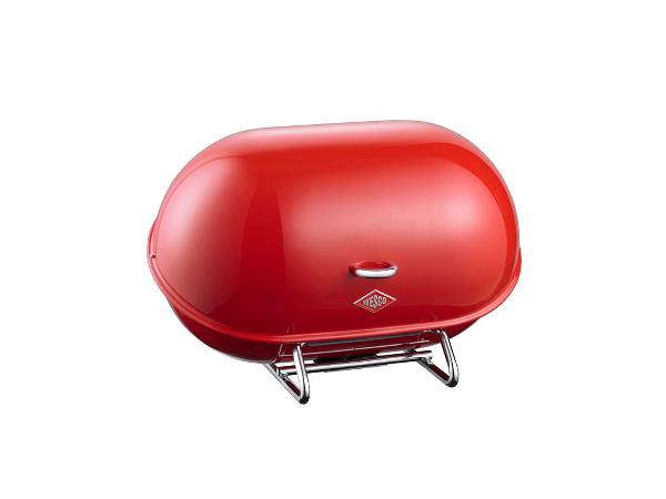 Wesco Breadboy single Brødkasse oval 34 x 23 x 21 cm Rød