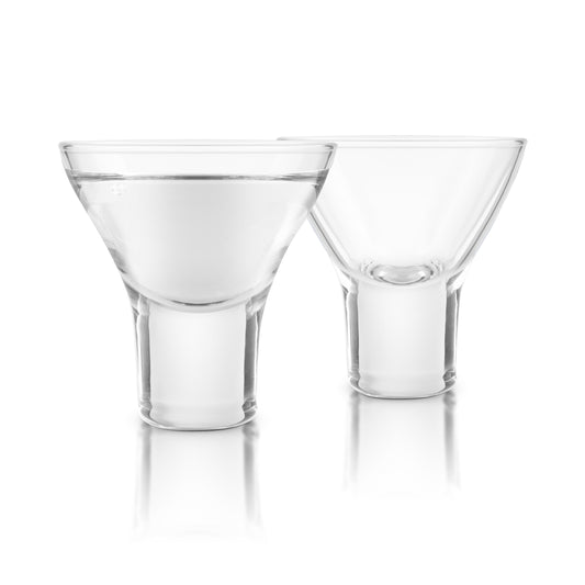 Club No. 12 martini glass plastic 25 cl 2-pack, Crystal clear