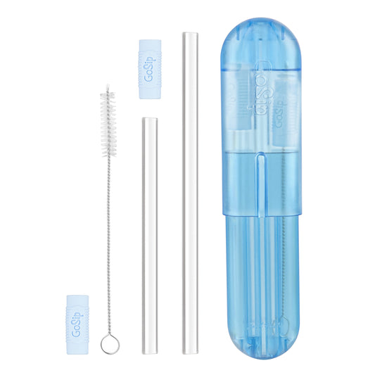 Grey Wide Straight Glass Straws – Trolley Square Market