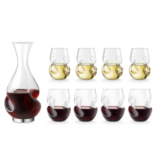 Final Touch Conundrum White Wine Glasses (Set of 4)