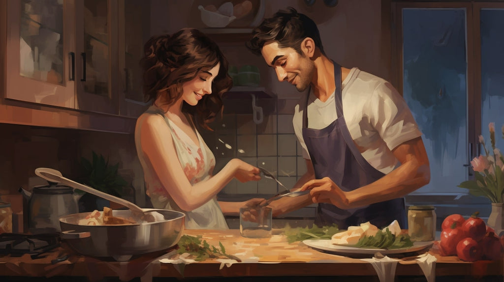 couple en cuisine