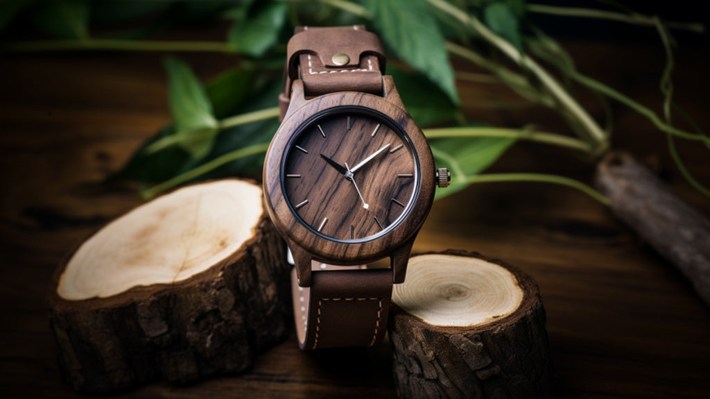 montre en bois