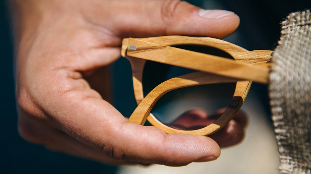 rangement lunettes en bois