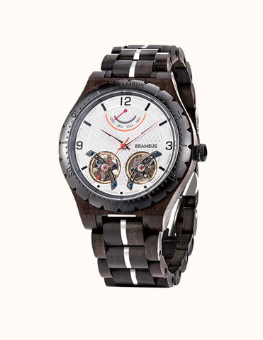 Montre en Bois Automatique Homme