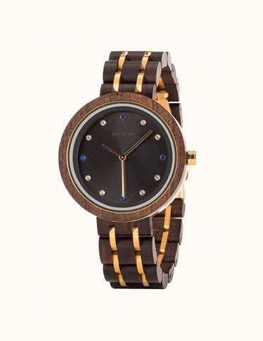 Montre Luxueuse en Bois pour Femme