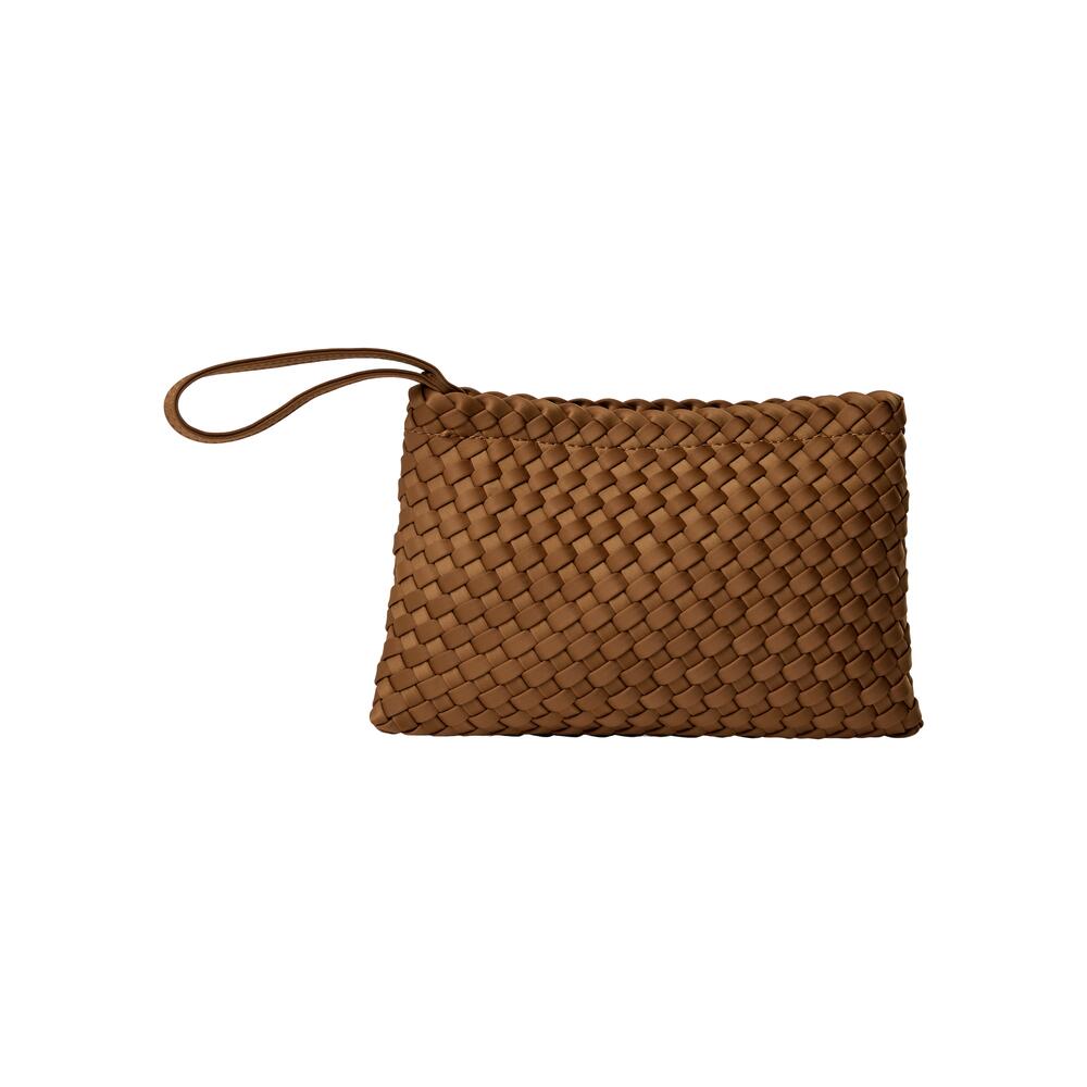 Billede af Bahne Accessories - Flettet clutch - brun