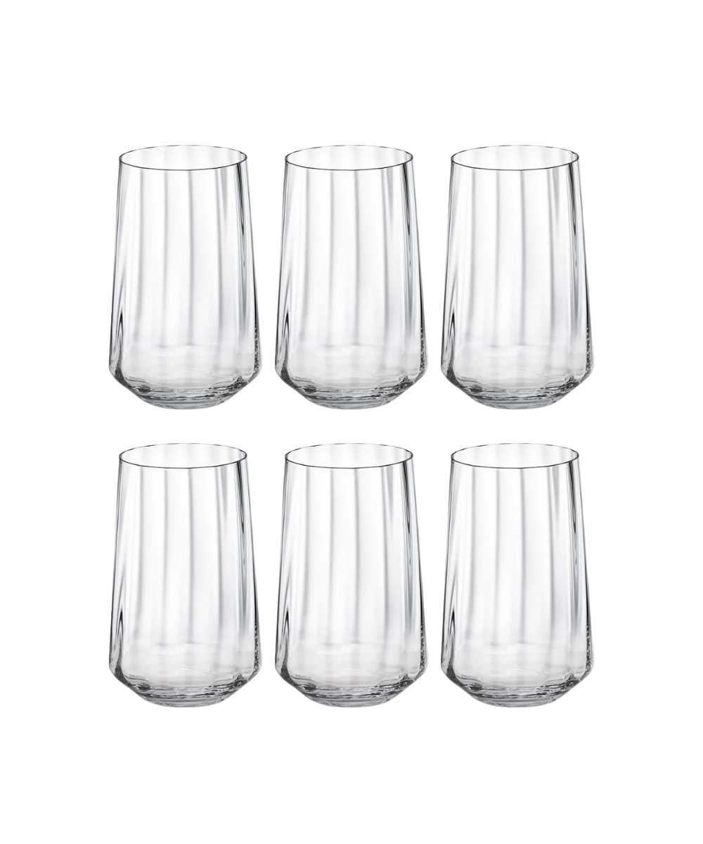 Billede af Georg Jensen - Bernadotte Tumbler glas, 6 stk - 38 cl.