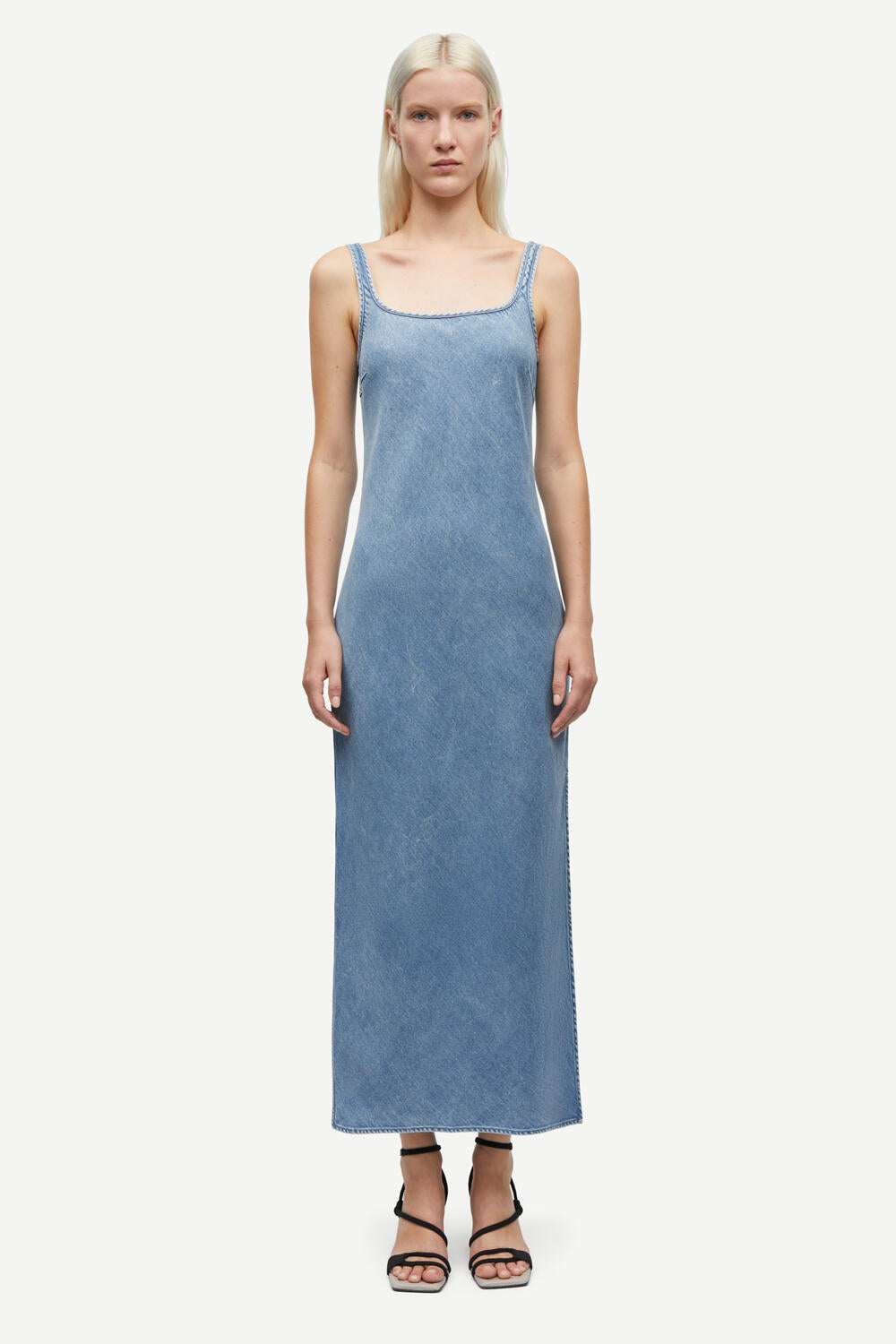 Sasunna kjole – Denim Blue