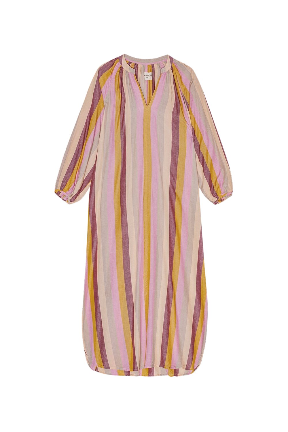 Moshi Moshi Mind – Sun silky stripe kaftan – mønstret – Size (s/m)