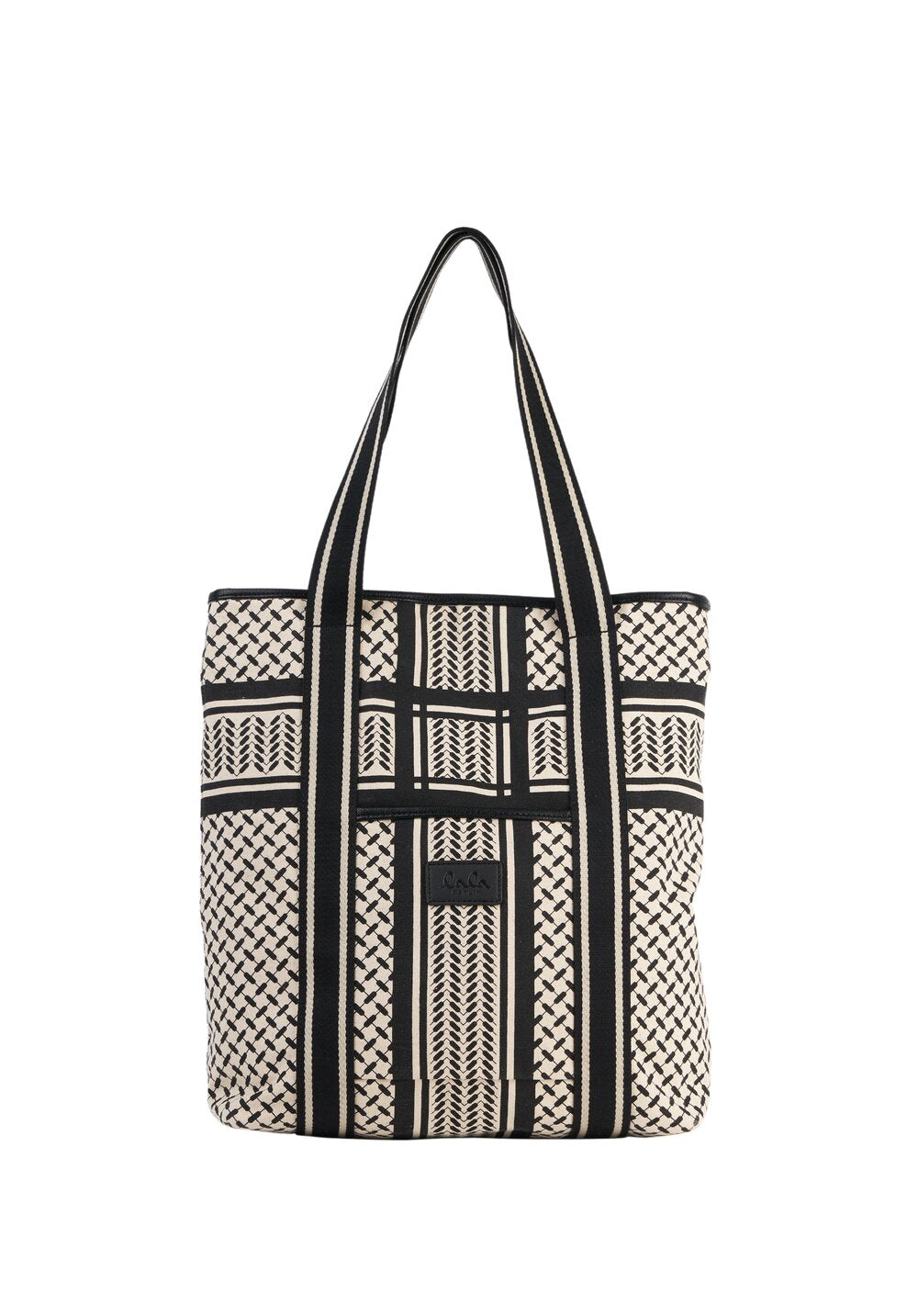 Billede af Lala Berlin - Carmela tote - heritage stripe black