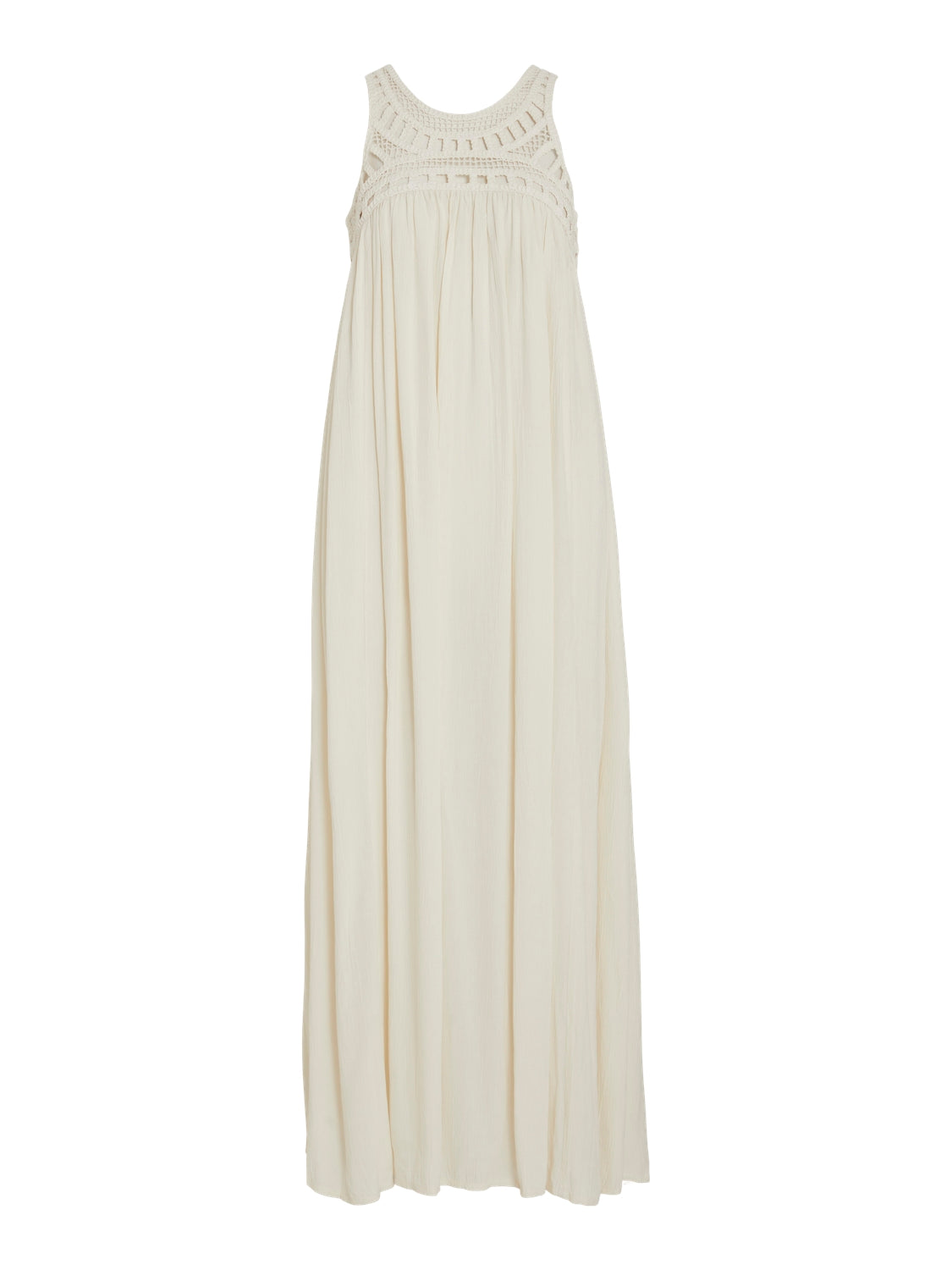 Vila – Vijunar S/L Maxi kjole – creme – Size (34)