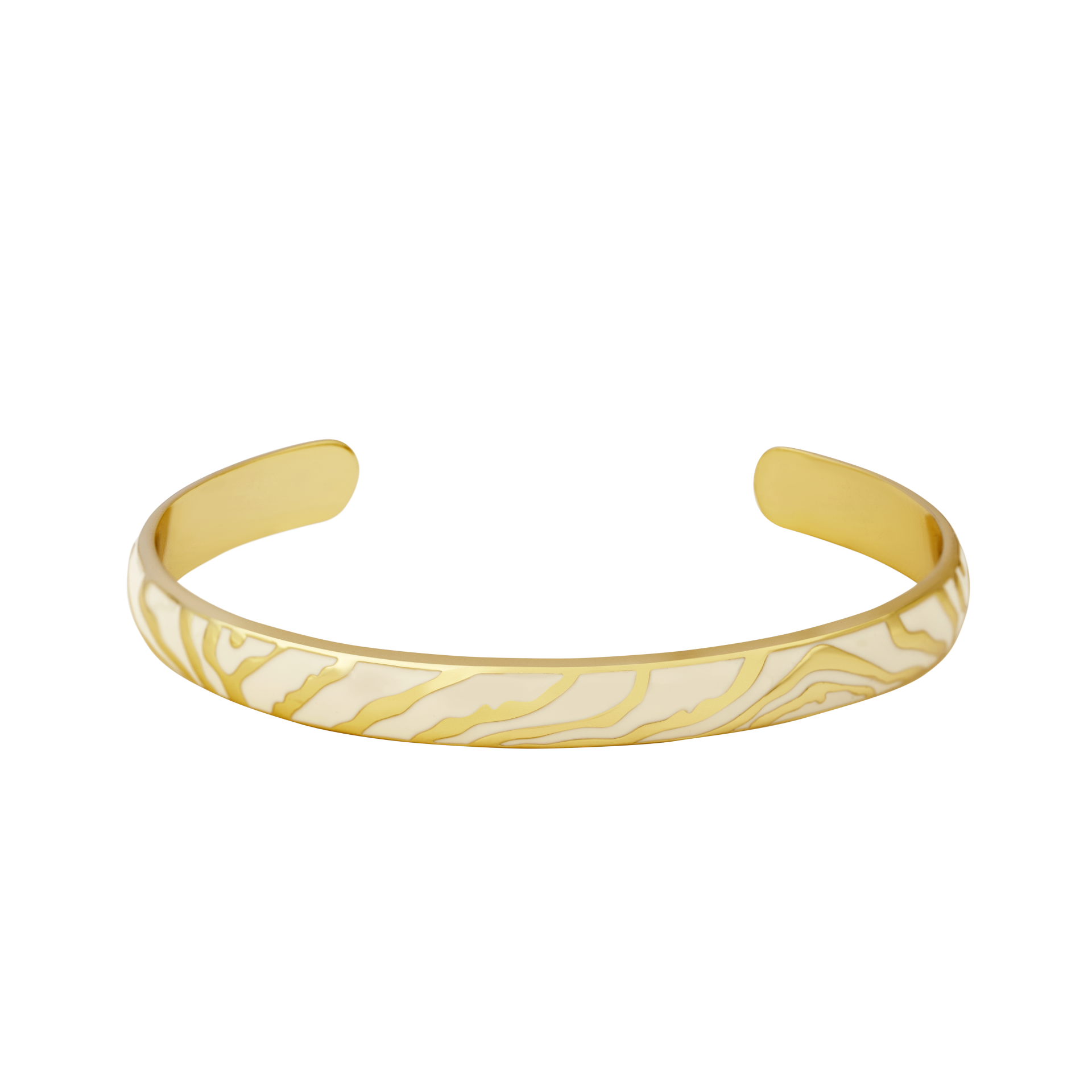 Billede af Bangle Up - Zebra armbånd - Blanc Sable/White Sand