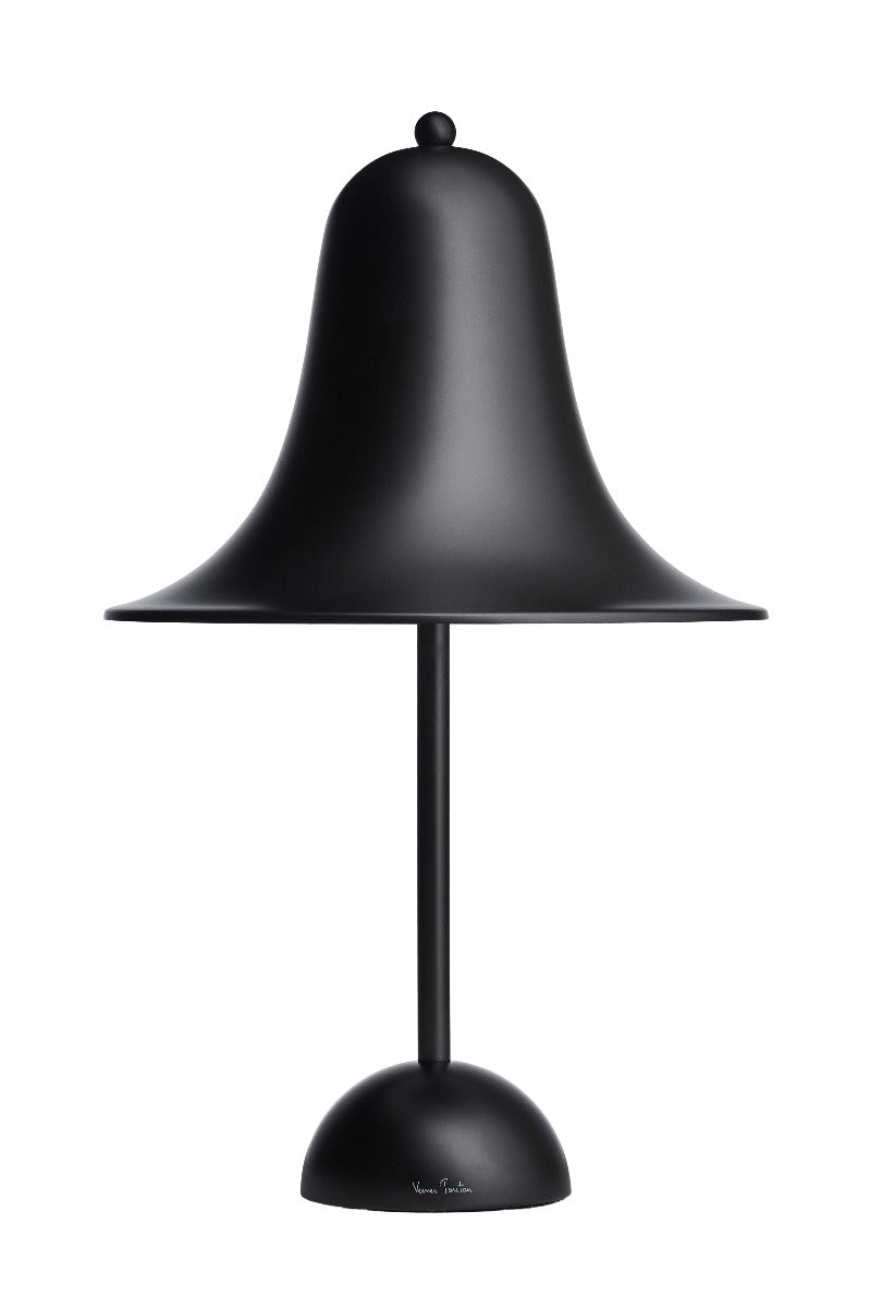 Billede af Verpan - Pantop, bordlampe - Matt Black - Ø23