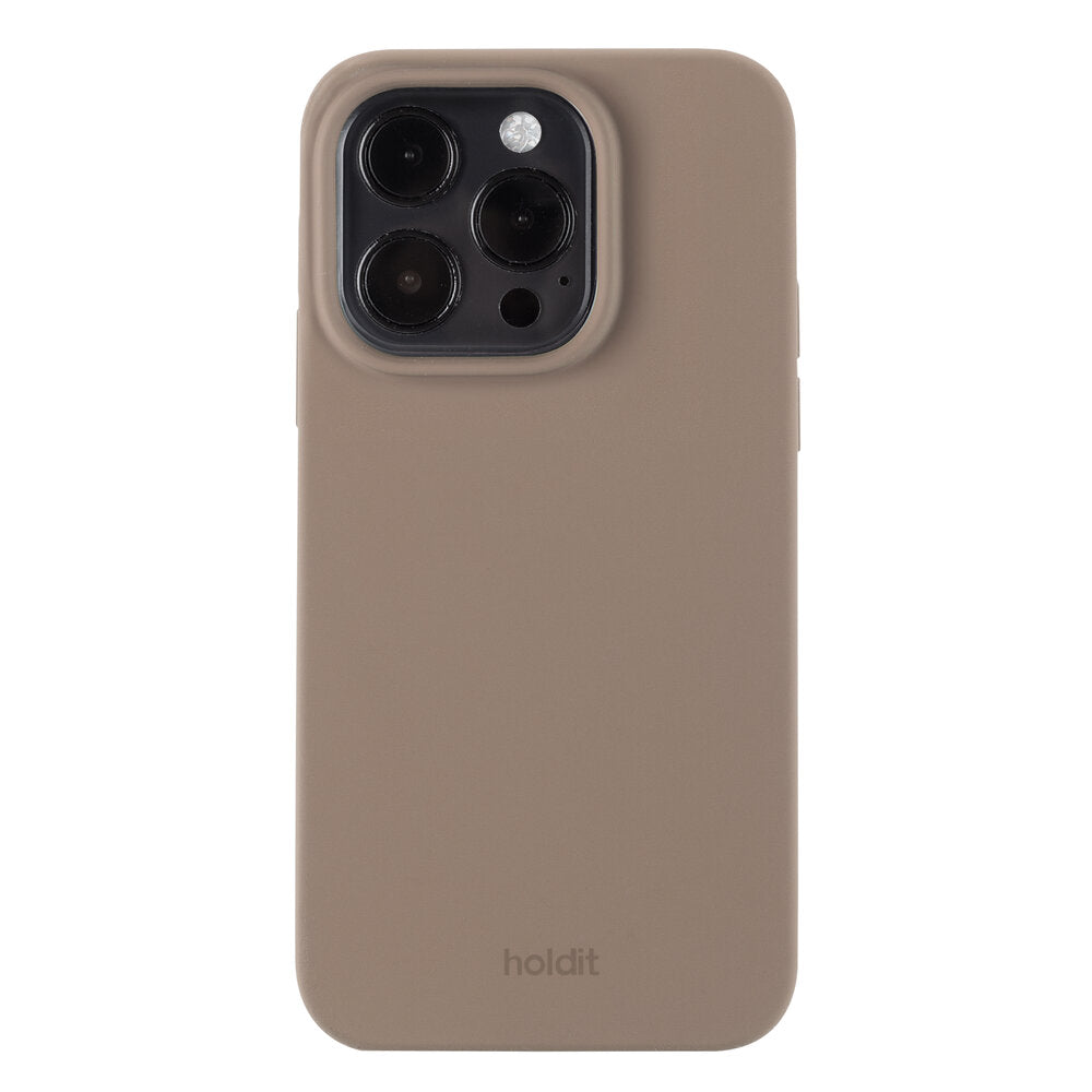 Holdit - iPhone 14 Pro Silicone cover - Mocha Brown