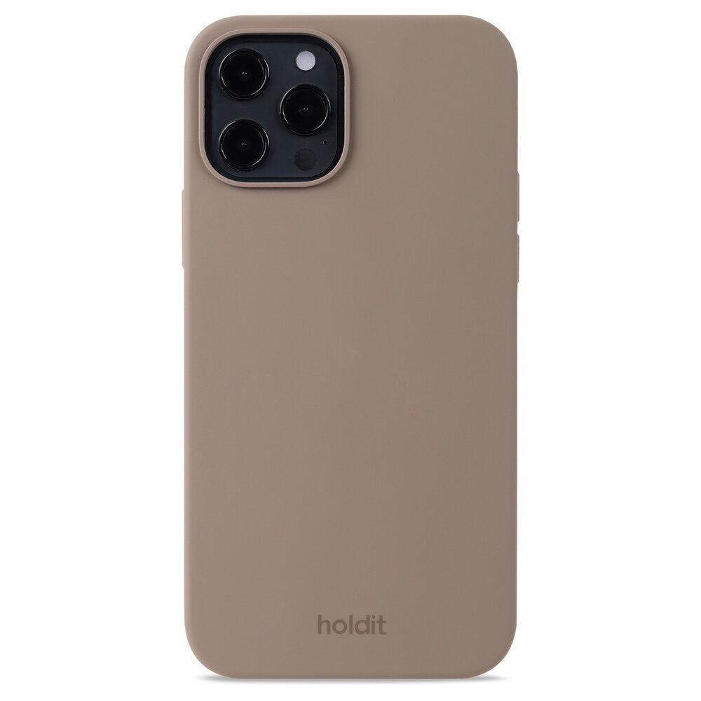 Holdit - iPhone 12/12 Pro Silicone cover - Mocha Brown