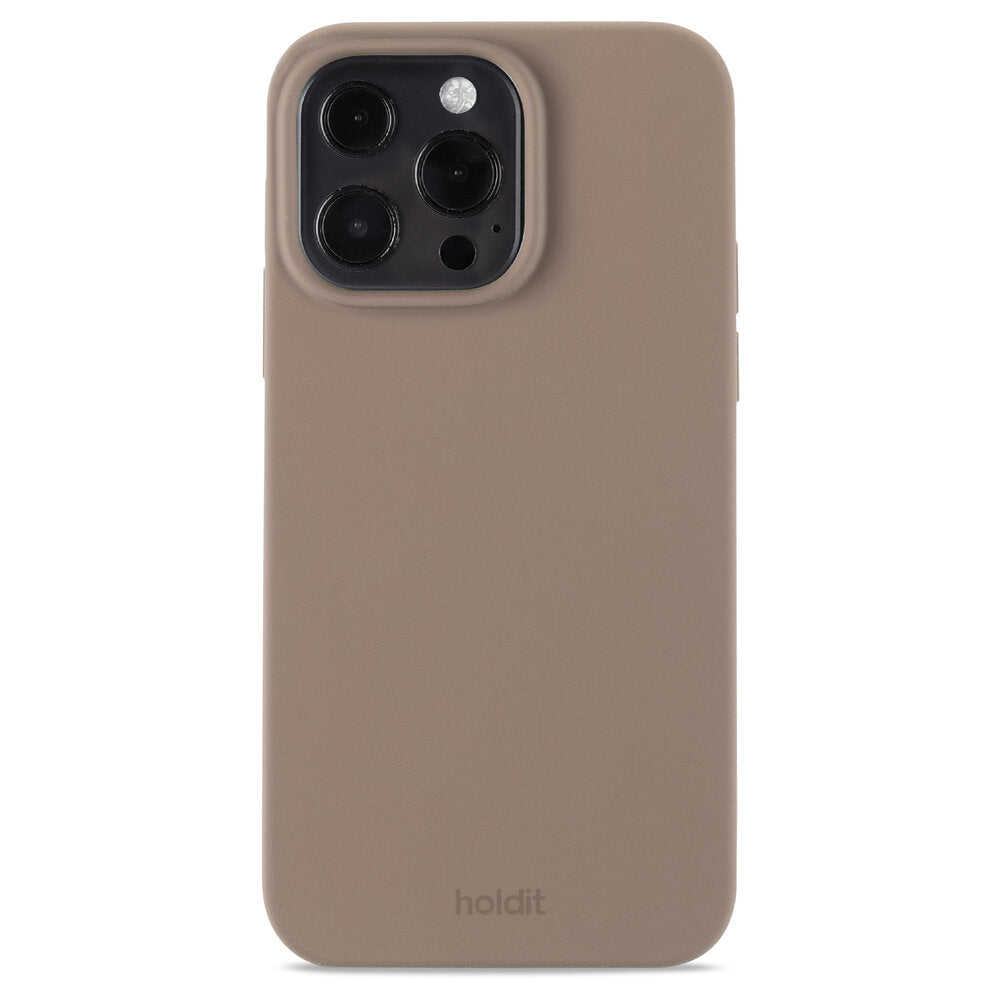 Holdit - iPhone 13 Pro Silicone cover - Mocha Brown