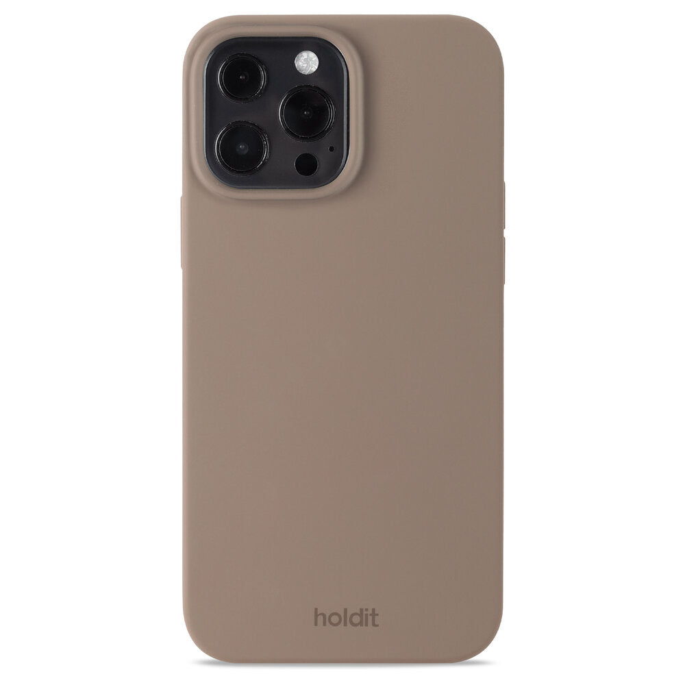 Holdit - iPhone 13 Pro Max Silicone cover - Mocha Brown