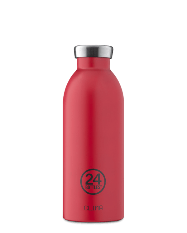 Billede af 24bottles - Clima flaske, Hot Red - 500 ml.