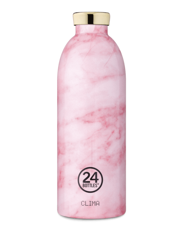 Billede af 24bottles - Clima flaske, Pink marble - 850 ml.