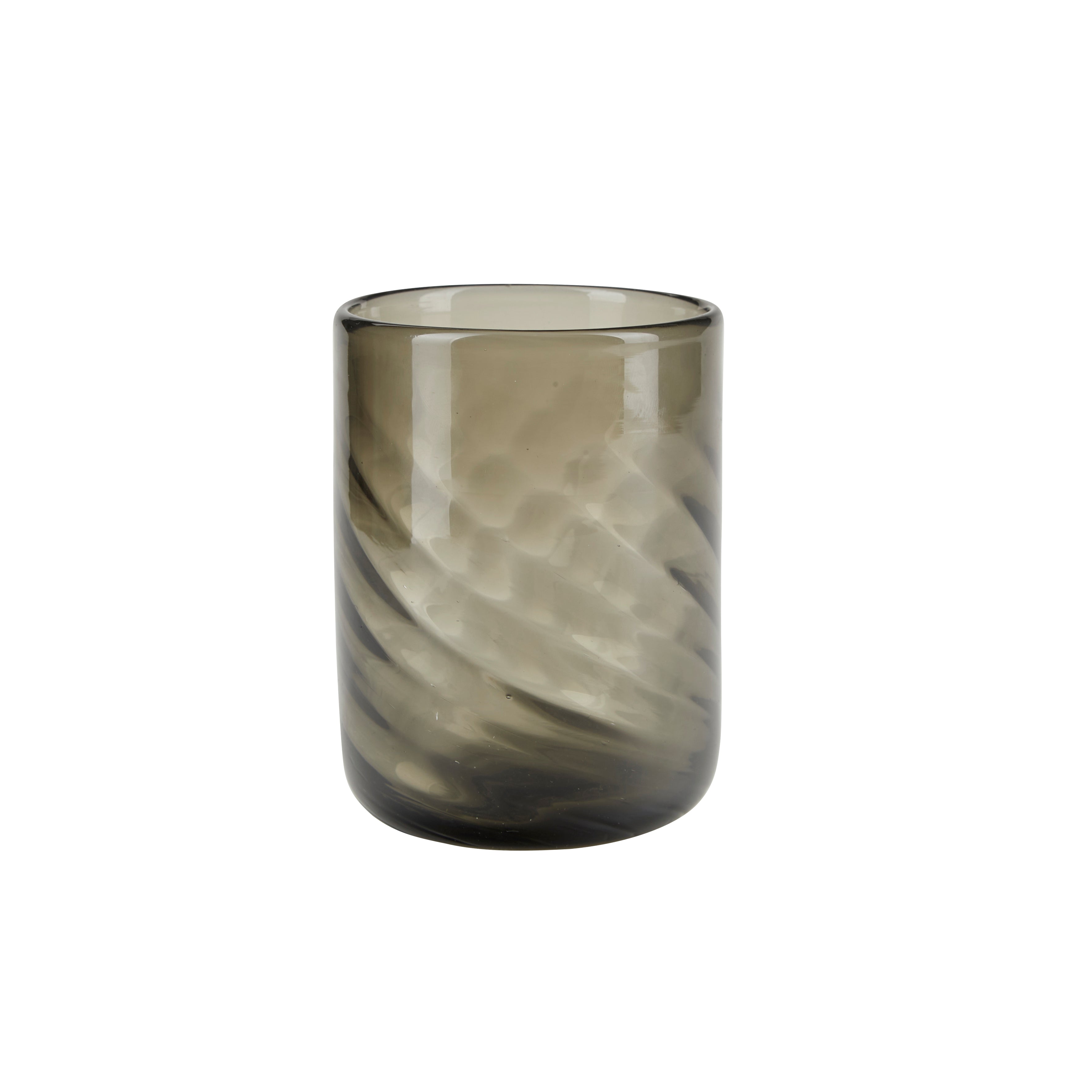 Billede af Bahne Interior - Twist vandglas - Smoke