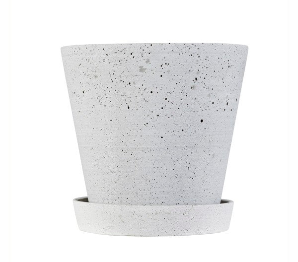 Billede af Hay - Flowerpot urtepotteskjuler, L - grå - Ø: 17,6 cm.