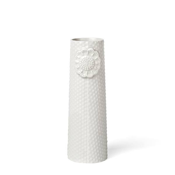 Billede af Dottir - Pipanella Dotted vase, hvid - 15x5 cm.