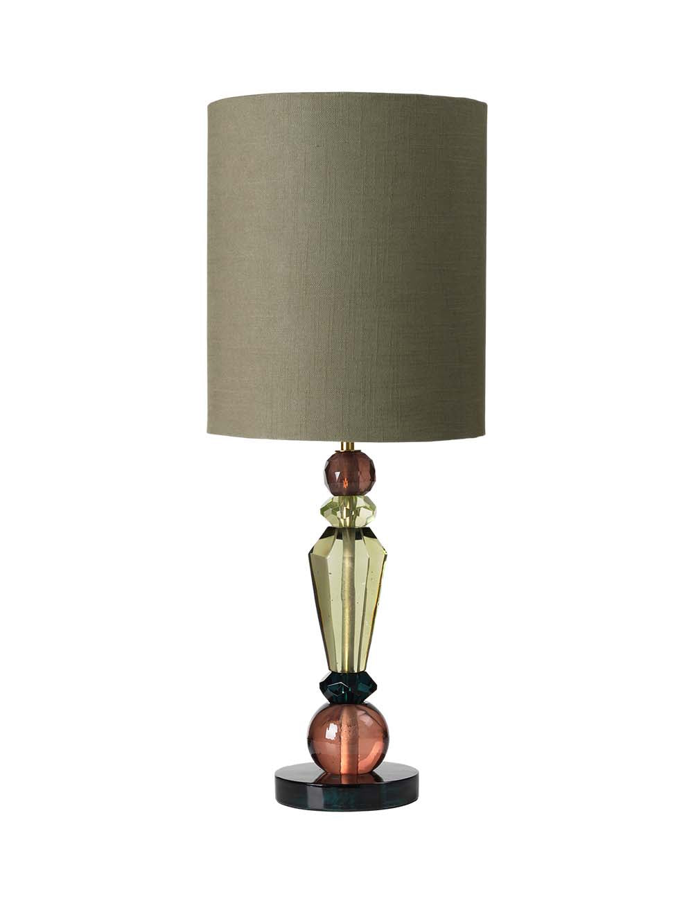 Billede af Cozy Living - Glass, bordlampe - Matcha/Army