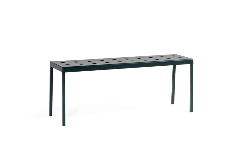 Billede af Hay - Balcony havebænk, Anthracite - L119,5xW35xH45 cm