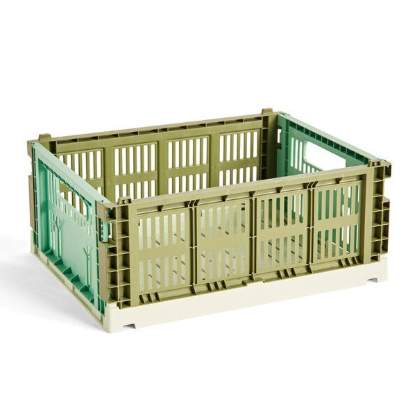 Billede af Hay - Colour Crate Mix M kasse - Olive/dark mint