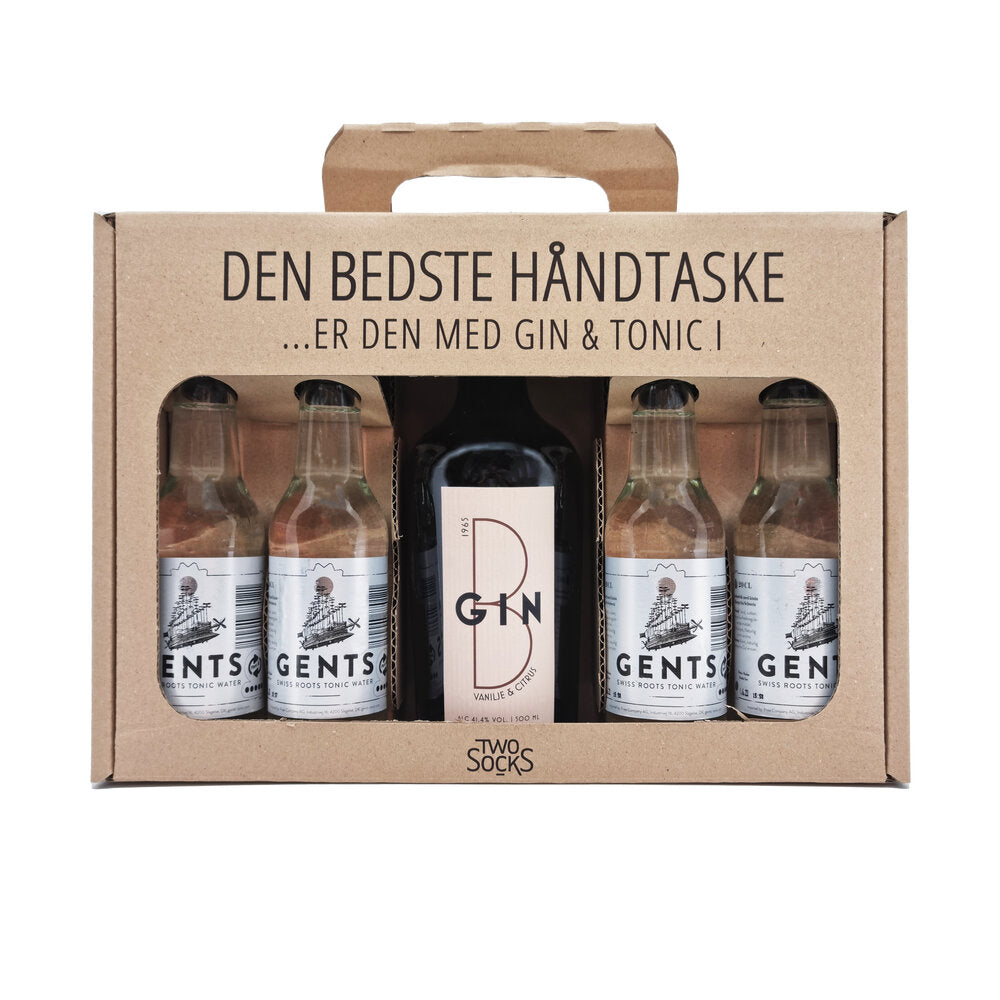 Billede af Two Socks - B Gin Vanilje & Citrus gaveæske - 500 ml.