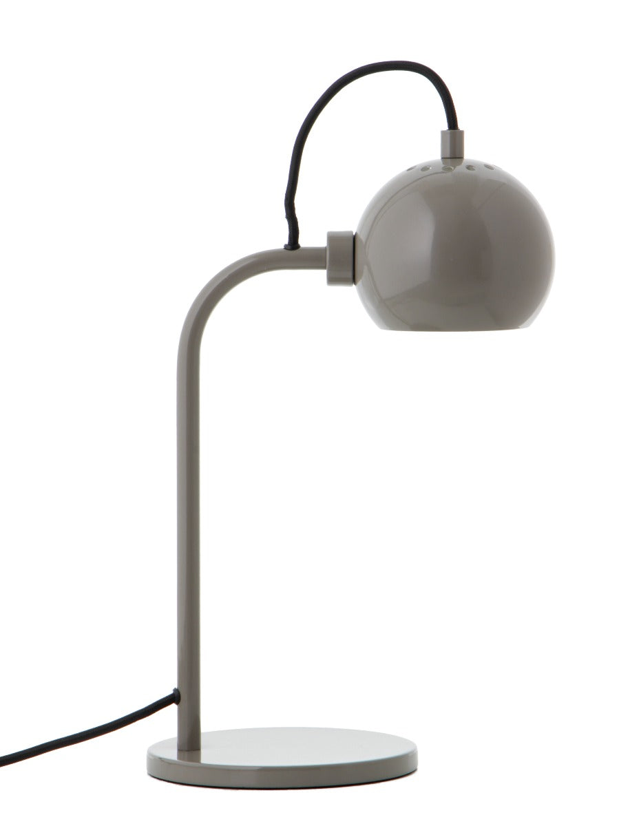 Billede af Frandsen - Metal bordlampe - Glossy Warm Grey