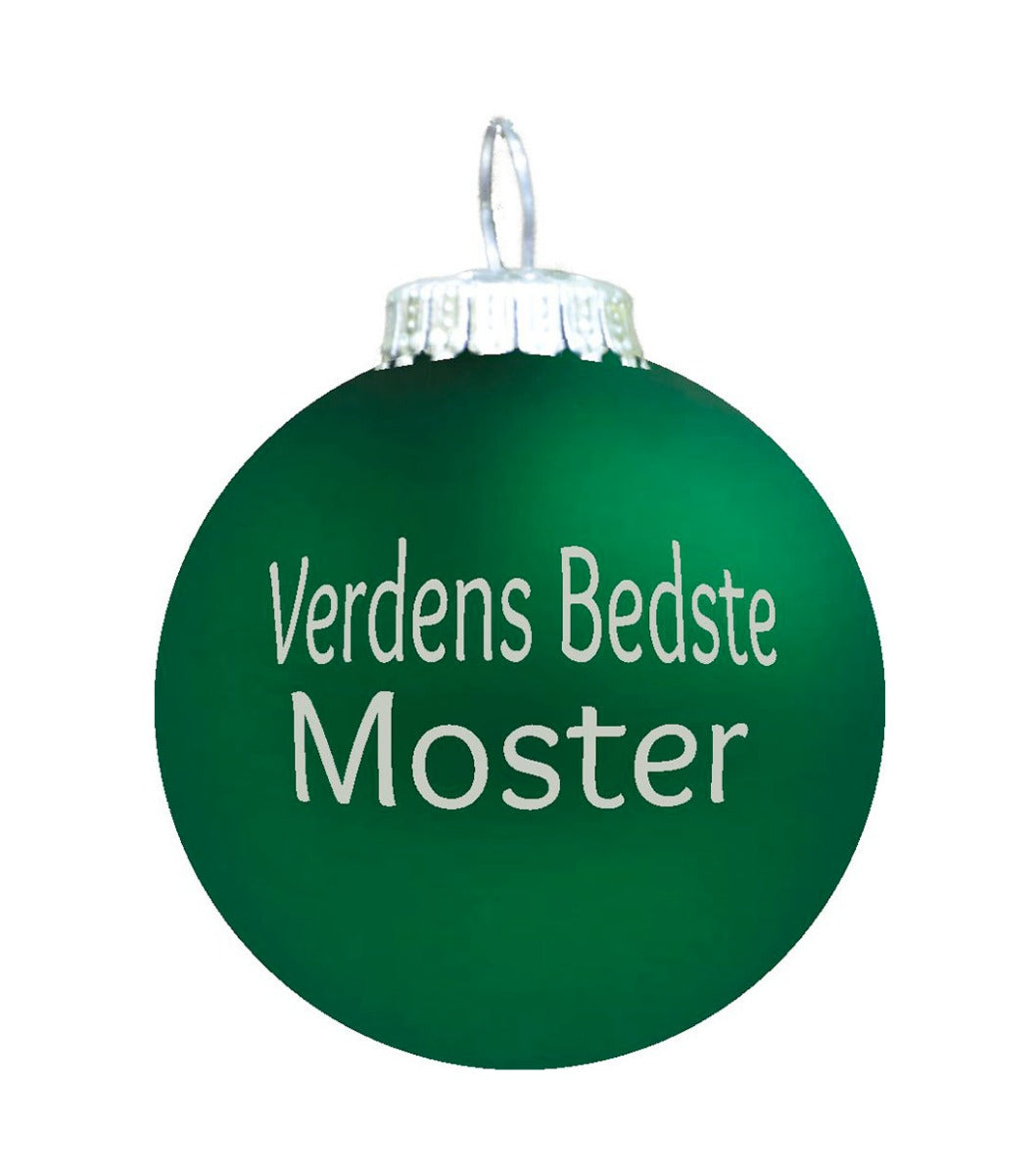 Verdens Bedste Moster julekugle - grøn mat fra Rolsted Copenhagen | Bahne.dk