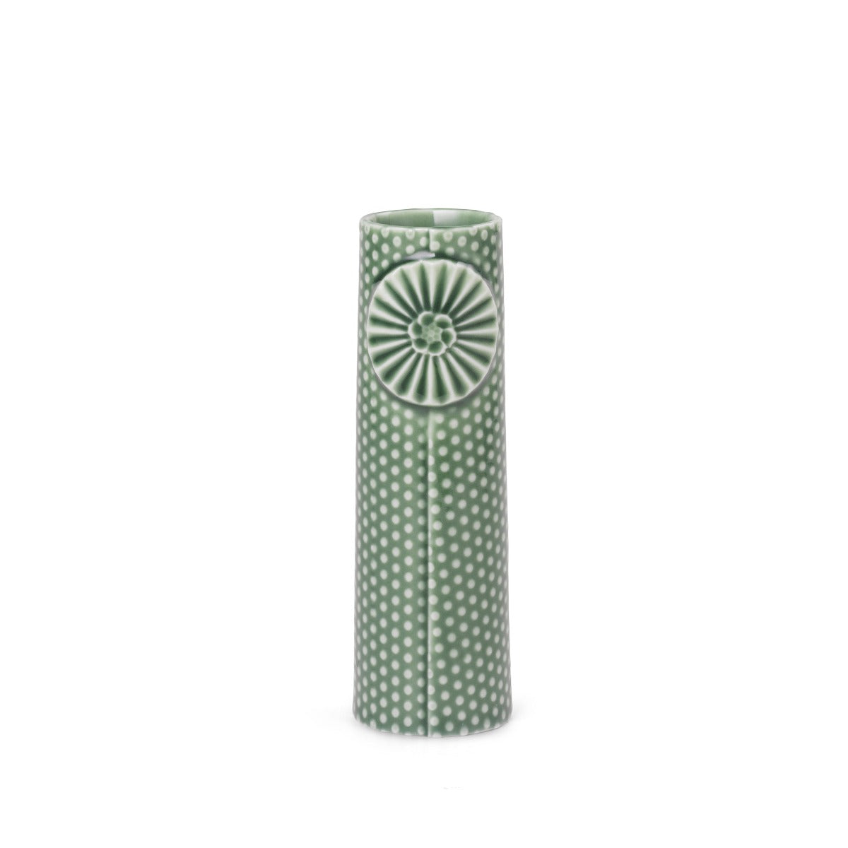 Brobrygge Bliv oppe arbejder Køb Pipanella Dot mini vase - grøn fra Dottir online | Bahne