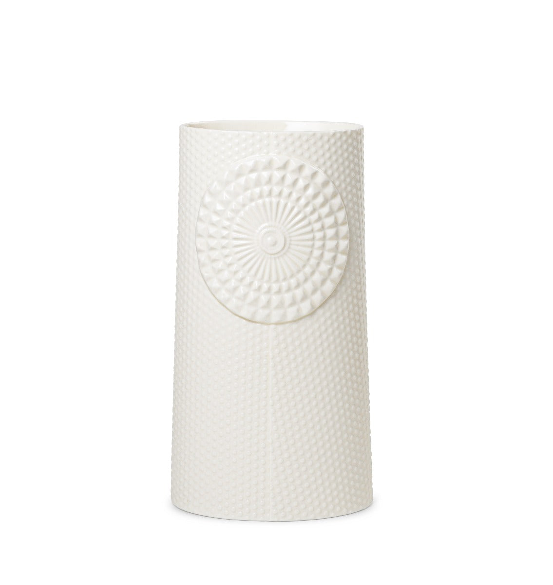 Billede af Dottir - Pipanella dot large oval vase - Hvid